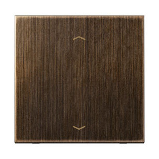 Jung LS range tastafdekking messing