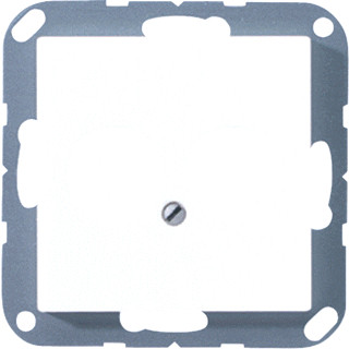 Jung A range onderdeel/centraalplaat luidsprekeraansluiting kunststof zwart