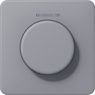 Jung A range draaiknop dimmer grijs