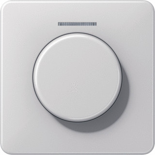 Jung A range draaiknop dimmer grijs