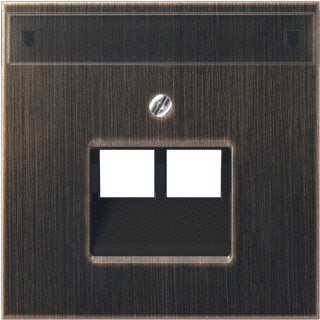 Jung LS range onderdeel/centraalplaat uae/iae metaal messing