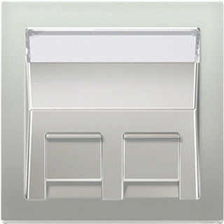 Jung LS range onderdeel/centraalplaat centraalplaat kunststof messing