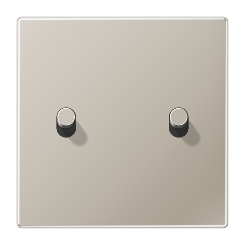 Jung LS 1912 range Afdek.LS1912 edelst.2X hevel cylinder