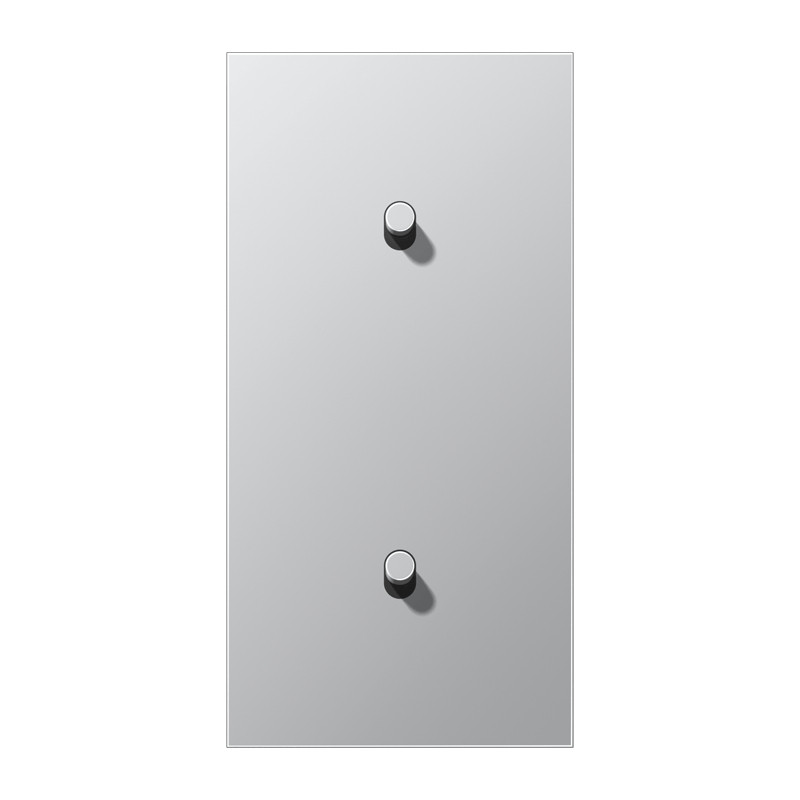 Jung LS 1912 range Afdek.LS1912 alu.vert.1+1 hevel cylinder