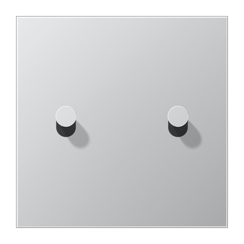 Jung LS 1912 range Afdekking LS1912 alu.2X hevel kegel