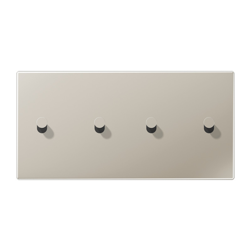 Jung LS 1912 range Afdek.LS1912 edelst.hor.2+2 hevel kegel