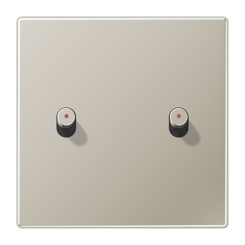 Jung LS 1912 range bedieningselement aan-/uit-schakelaar draaigreep roestvaststaal ( RVS )