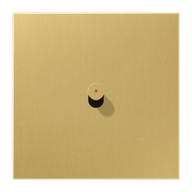 Jung LS 1912 range bedieningselement aan-/uit-schakelaar draaigreep messing