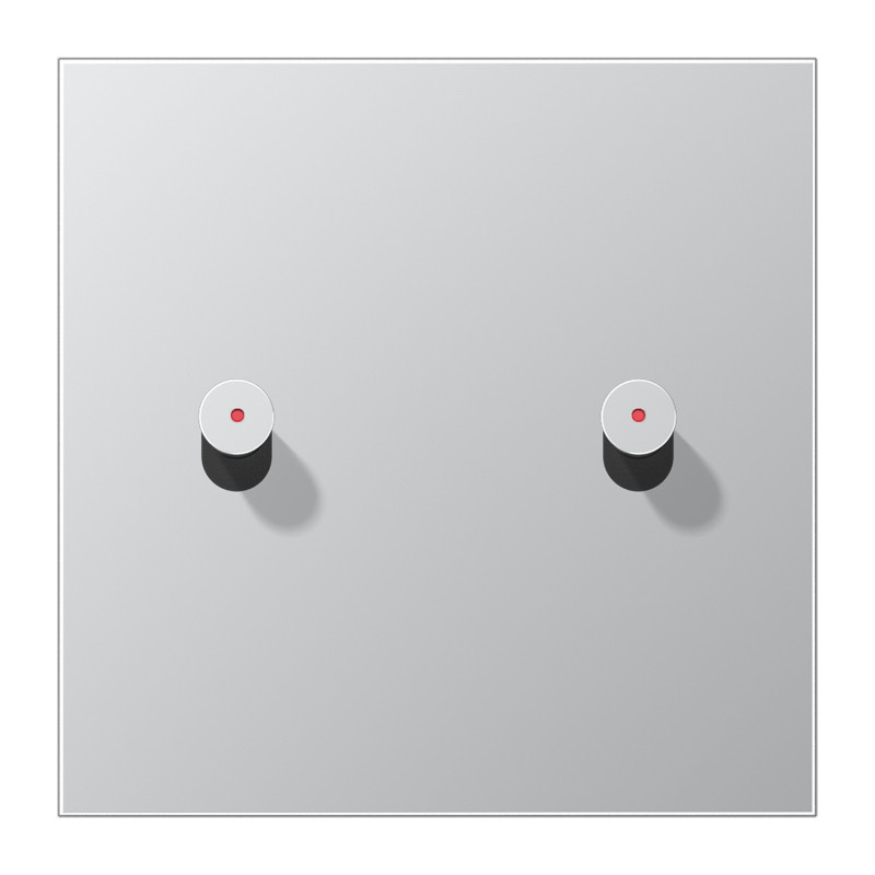 Jung LS 1912 range bedieningselement aan-/uit-schakelaar draaigreep aluminium