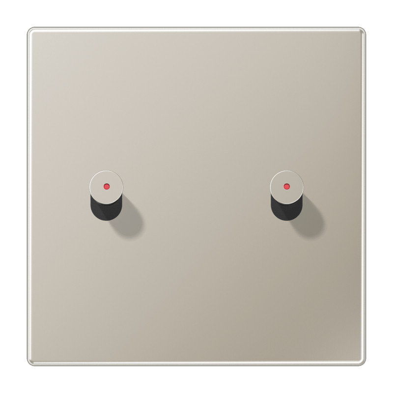 Jung LS 1912 range bedieningselement aan-/uit-schakelaar draaigreep roestvaststaal ( RVS )