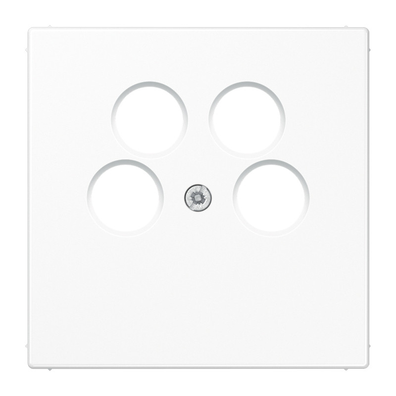 Jung LS range onderdeel/centraalplaat satelliet kunststof zwart