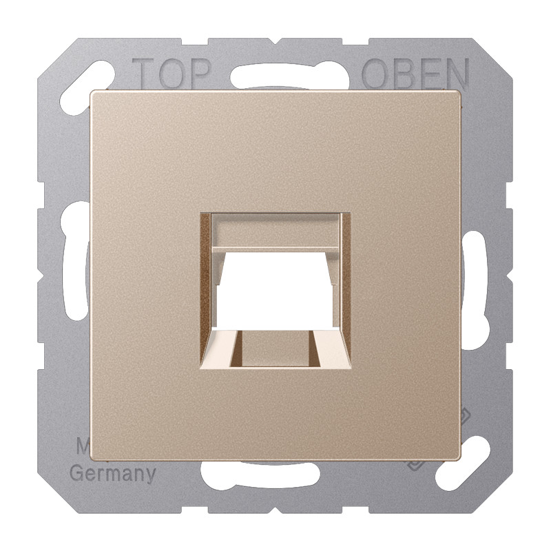 Jung A range onderdeel/centraalplaat modular-jack kunststof