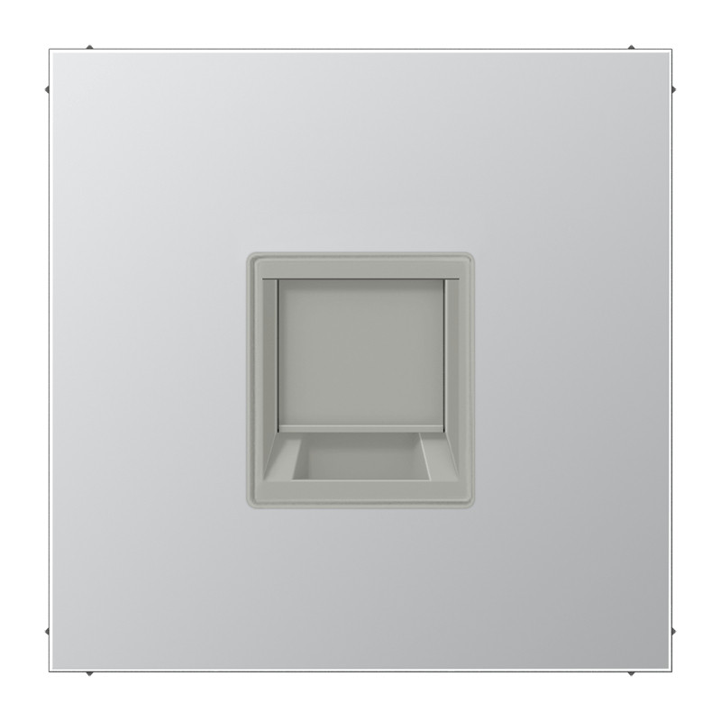 Jung LS range onderdeel/centraalplaat modular-jack metaal aluminium