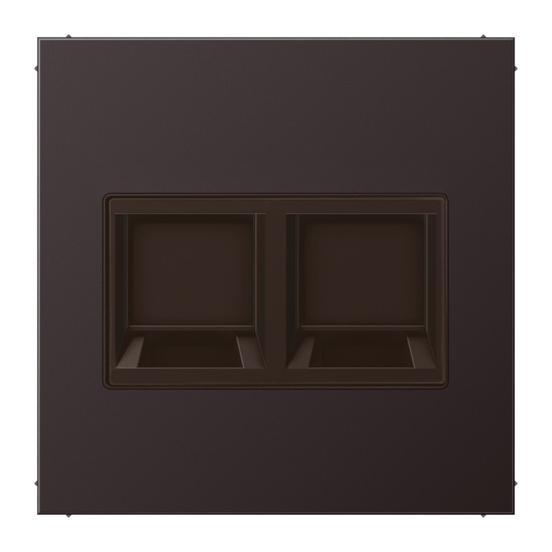 Jung LS range onderdeel/centraalplaat modular-jack metaal aluminium