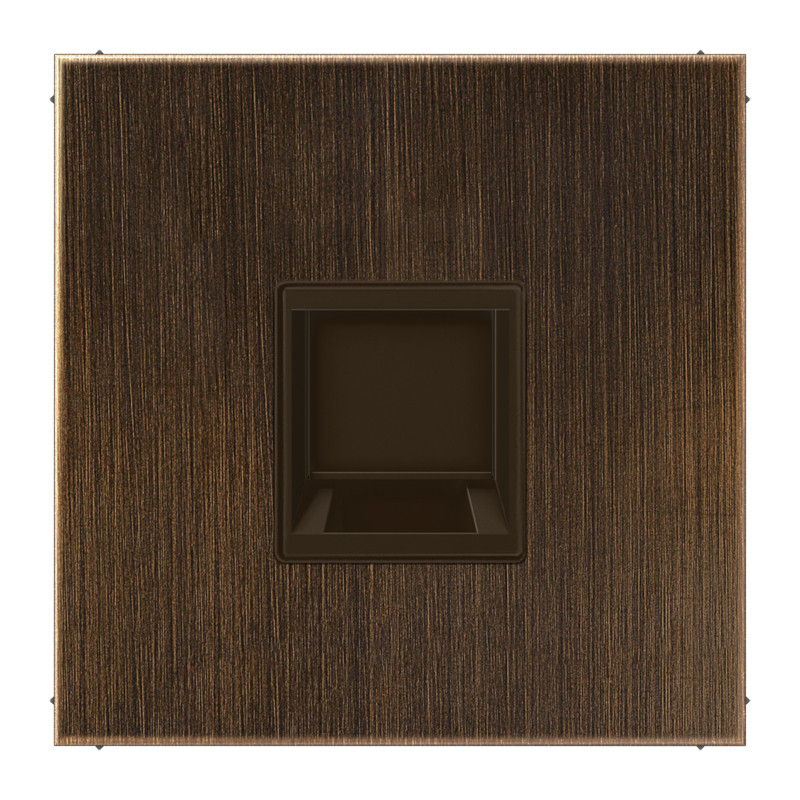 Jung LS range onderdeel/centraalplaat modular-jack metaal messing