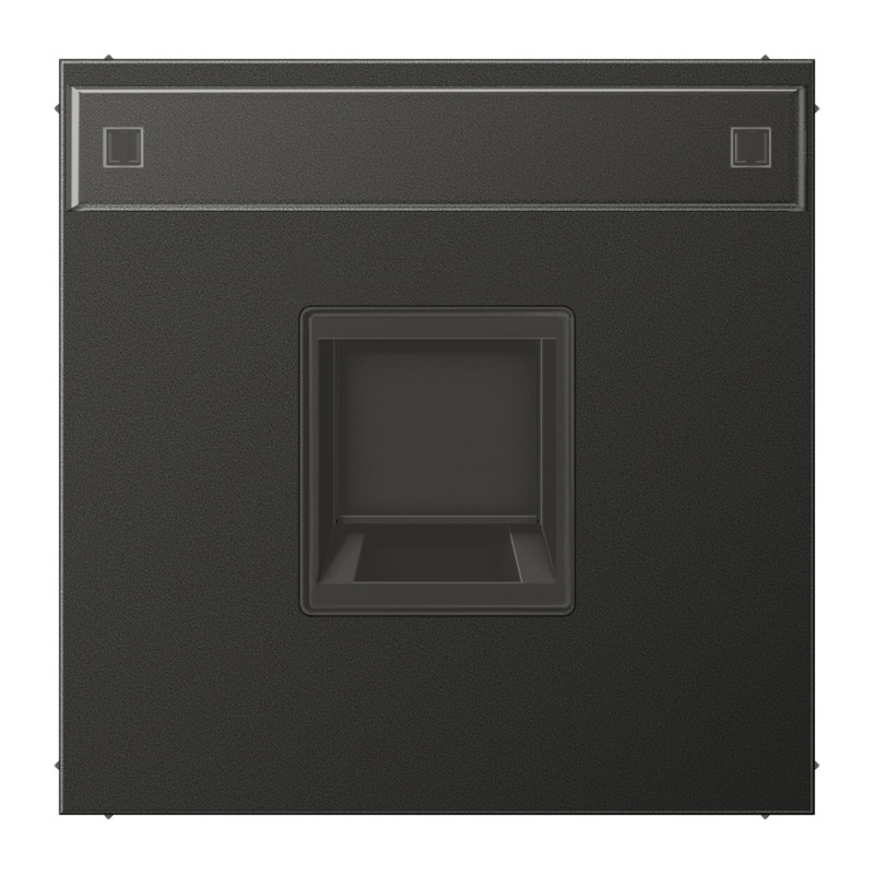 Jung LS range onderdeel/centraalplaat modular-jack metaal antraciet