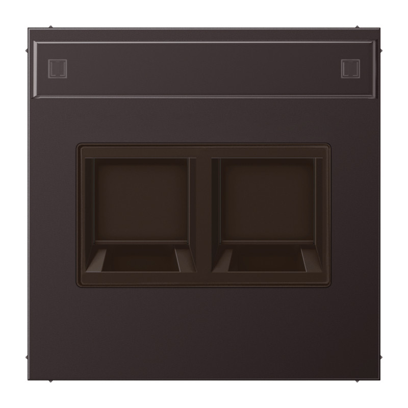 Jung LS range onderdeel/centraalplaat modular-jack metaal aluminium