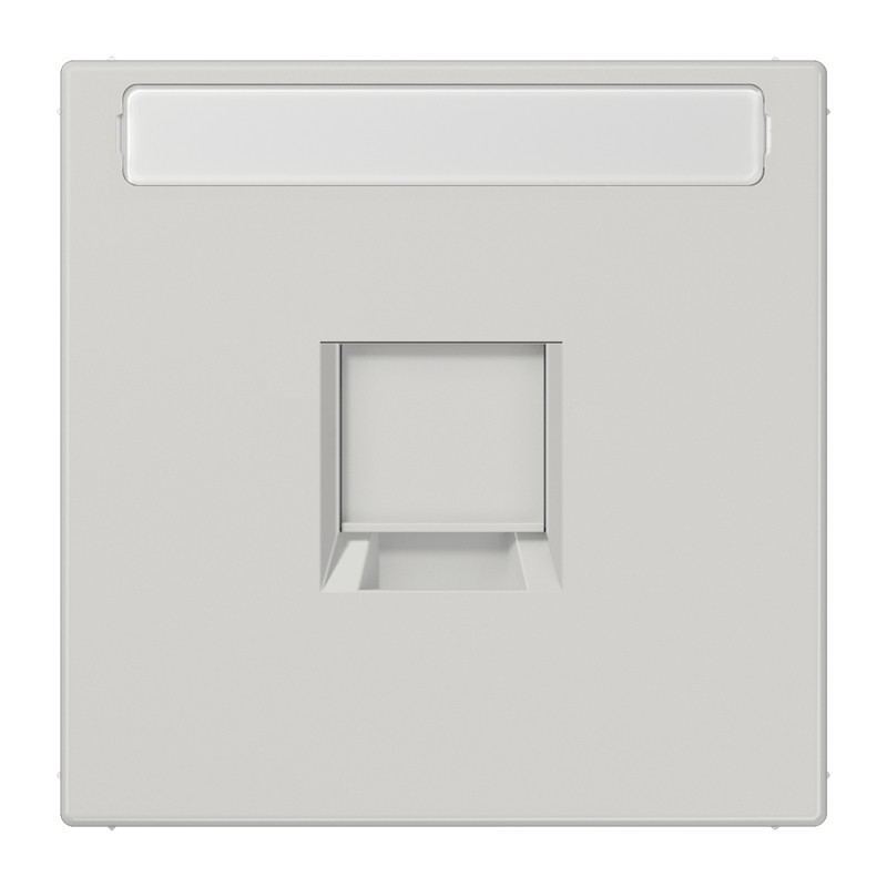 Jung LS range onderdeel/centraalplaat modular-jack kunststof grijs