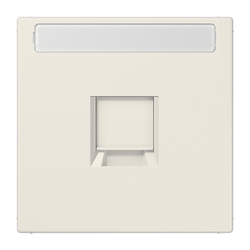 Jung LS range onderdeel/centraalplaat modular-jack kunststof crèmewit (elektrowit)