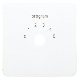 Jung Afdekking voor programmakeuzeschakelaar (0 ? 5):