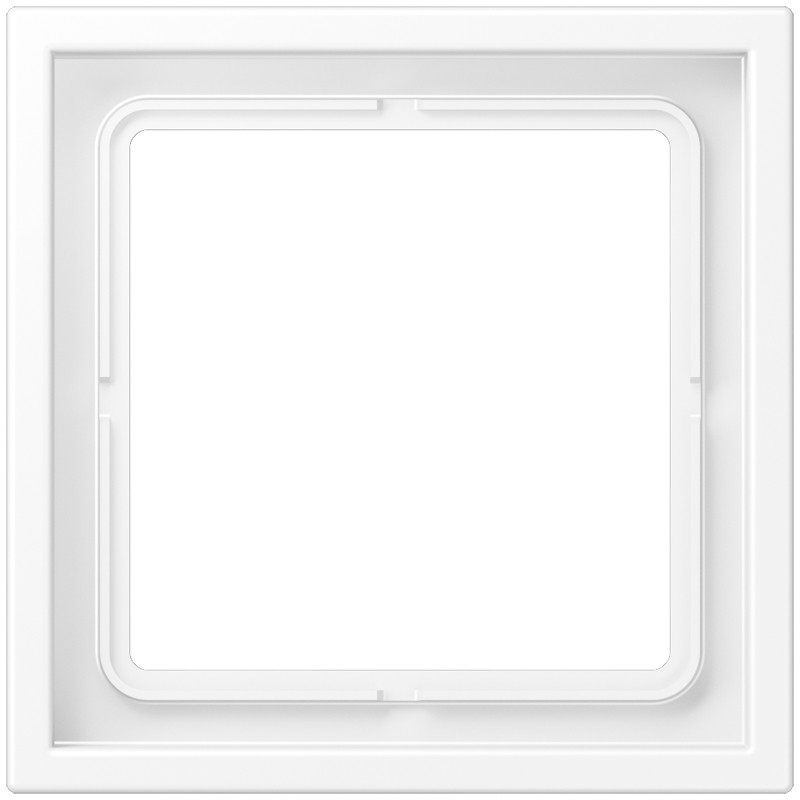 Jung LS range / LS ZERO afdekraam 1V horizontaal en verticaal wit LSZ 981 BF WWM