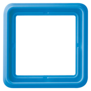 Jung CD500 afdekraam 1V blauw ip44