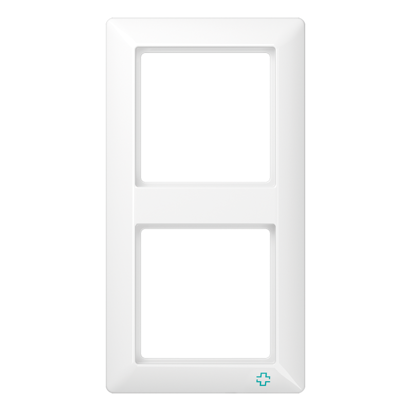 Jung As500 afdekraam 2V wit ip44