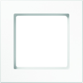Jung A range afdekraam 1V horizontaal en verticaal wit ip44 ac 581 BF WW