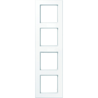 Jung A range afdekraam 4V horizontaal en verticaal wit ip44 ac 584 BF WW
