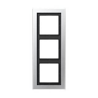Jung LS design afdekraam 3V horizontaal en verticaal aluminium ip44