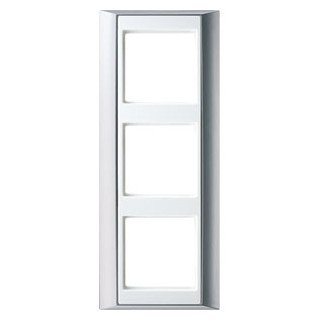 Jung A plus afdekraam 3V horizontaal en verticaal aluminium ip44