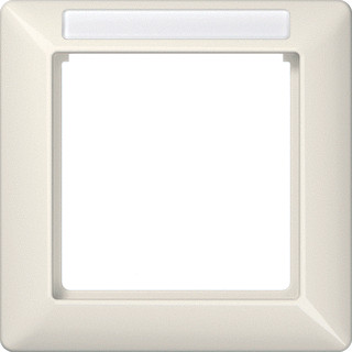 Jung As 500 afdekraam 1V horizontaal en verticaal crèmewit (elektrowit) ip44