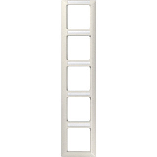 Jung A range afdekraam 5V horizontaal en verticaal crèmewit (elektrowit) ip44 as 585 BF ina