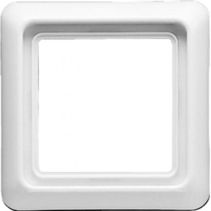 Jung CD universeel afdekraam 1V horizontaal en verticaal crèmewit (elektrowit) ip44