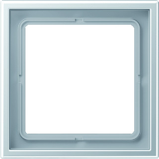 Jung LS range afdekraam 1V horizontaal en verticaal aluminium ip44