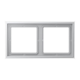 Jung LS range afdekraam 2V horizontaal en verticaal aluminium ip44