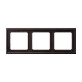 Jung LS range afdekraam 3V horizontaal en verticaal aluminium ip44