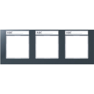 Jung A range afdekraam 3V horizontaal antraciet ip44 ac 5830 BF na anm
