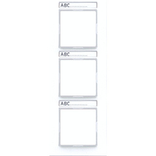 Jung A range afdekraam 3V verticaal wit ip44 ac 583 BF na WW