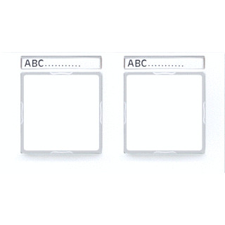 Jung A range afdekraam 5V horizontaal wit ip44 ac 5850 BF na WW