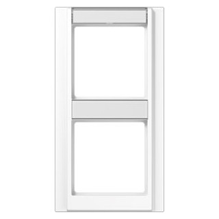 Jung A range afdekraam 2V verticaal wit ip44