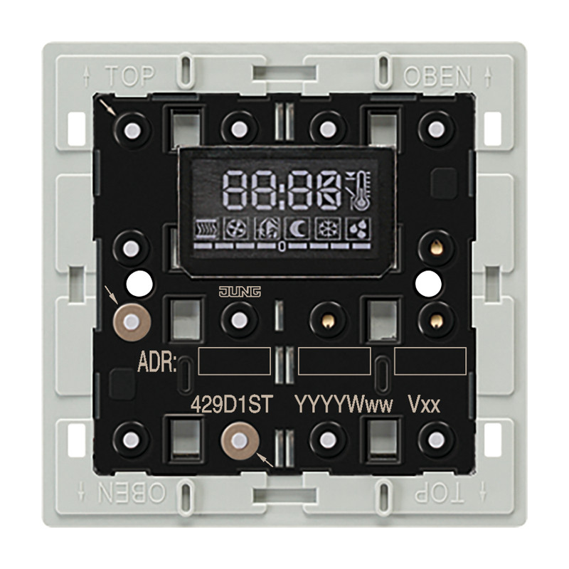 Jung all KNX Ruimtecontroller-module, 2-voudig, F40, secure