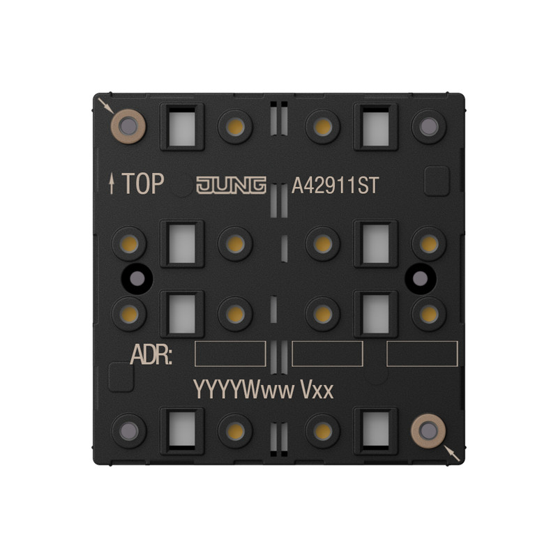 Jung AS/A range KNX Tastermodule universeel, 1-voudig, F40, secure, as/A range