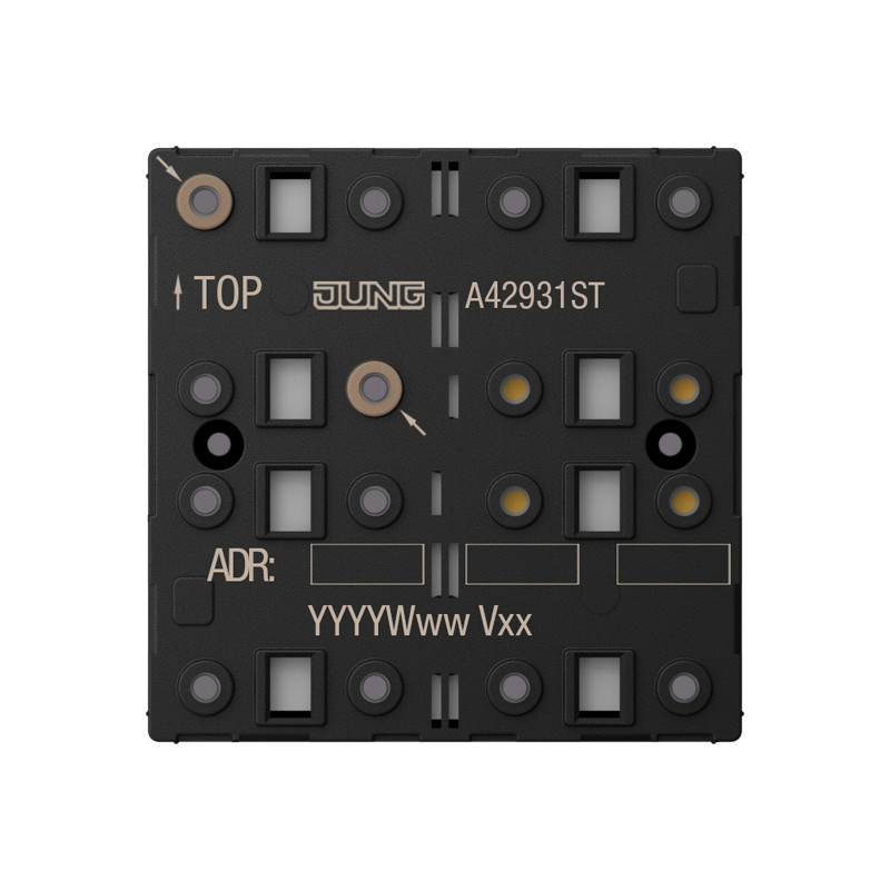 Jung AS/A range KNX Tastermodule universeel, 3-voudig, F40, secure, as/A range