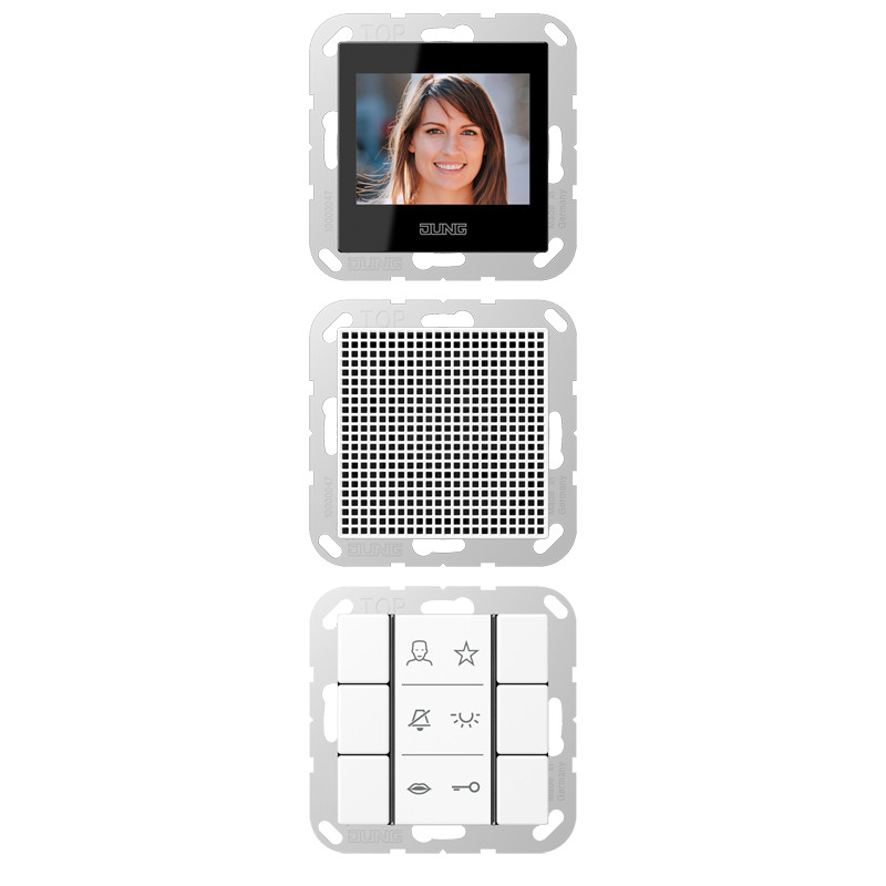 Siedle In-home-bus video binnenstation 2,2’’, A range, sneeuwwit mat