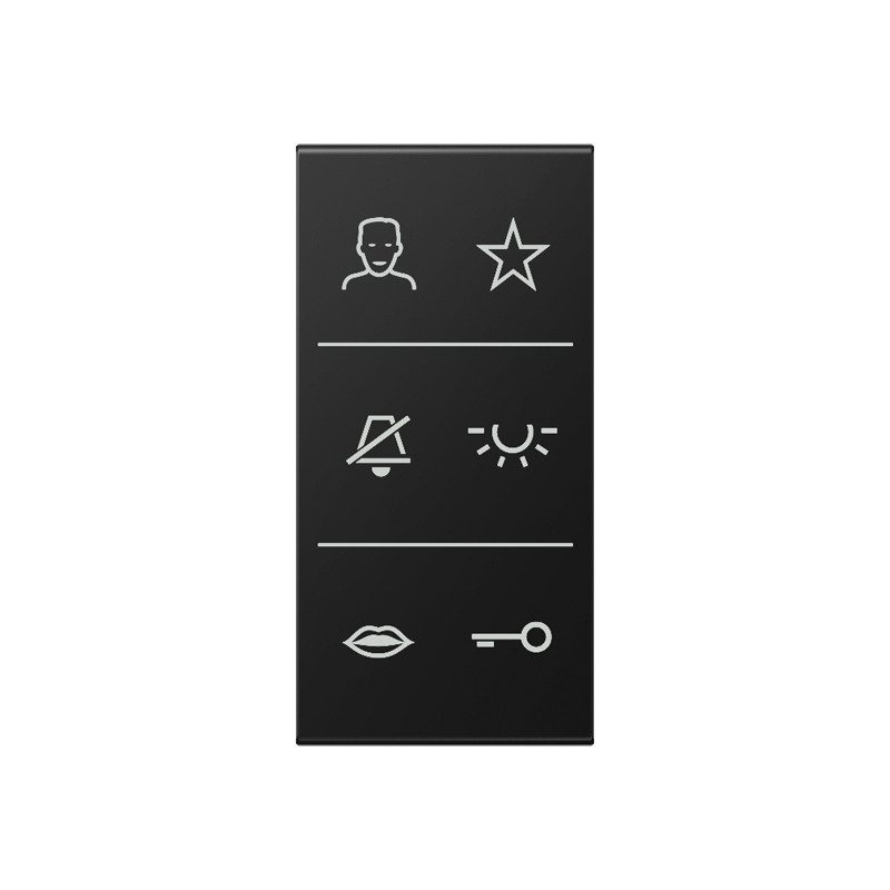 Design Cover video 3-voudig, F50, A range, grafietzwart mat