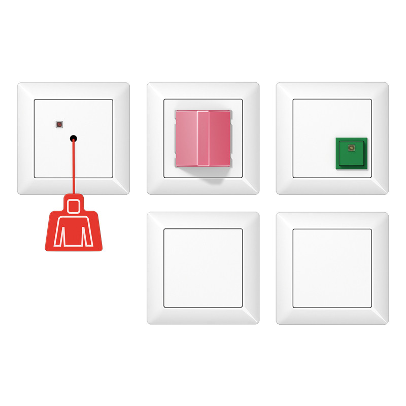 Jung AS range Noodoproepset As500 A.wit met ups mod.