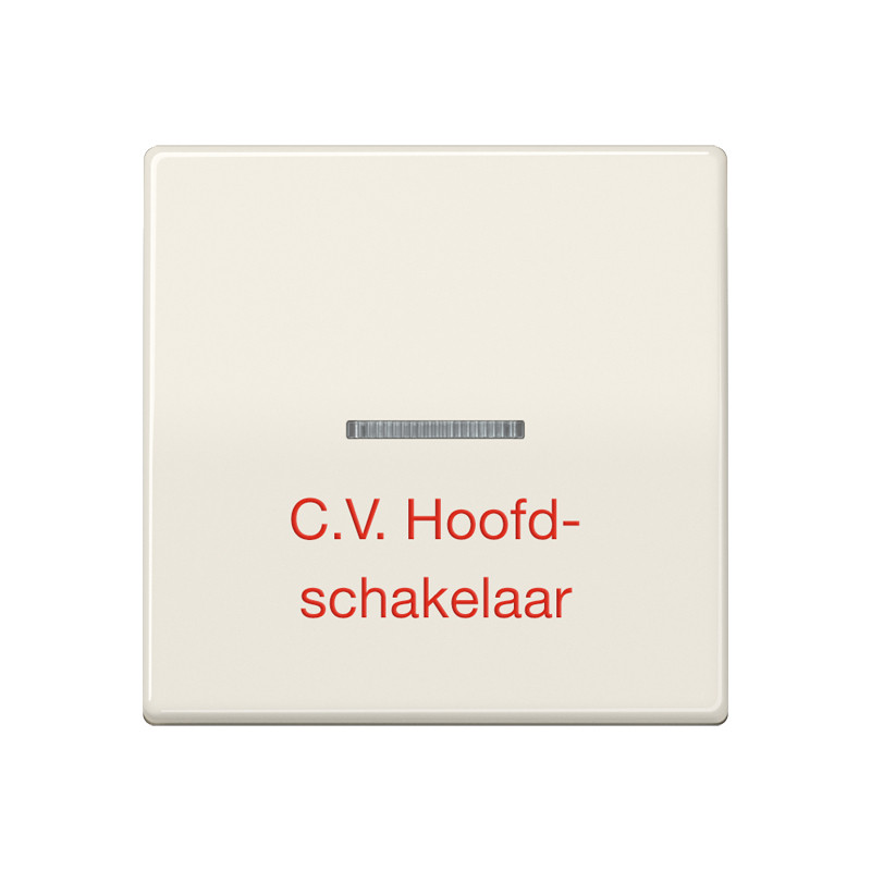 Jung AS range Schakelwip As500 wit slagv.M.tekst CV