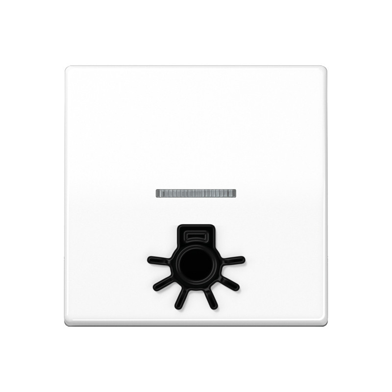 Jung AS range Schakelwip A(s) alpinwit tastbel sil+