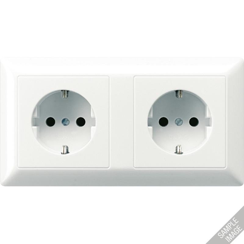 Jung AS500 Wandcontactdoos Met beschermingscontact 16 a 250 v ~ voor wandgoot